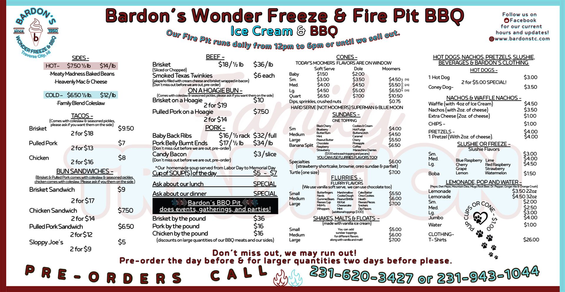 Food, Drink, and BBQ | Bardon's Wonder Freeze